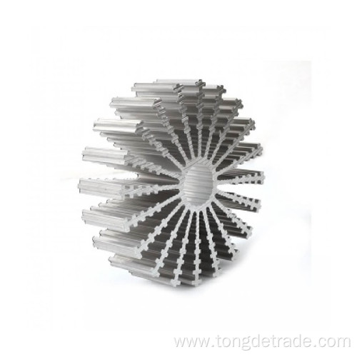 Customi IGBT Round Aluminum Heatsink Heat Sink Extrusion